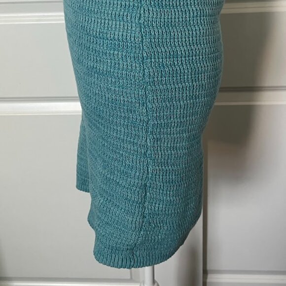 NWT Olive + Oak Blue Teal Crochet Spaghetti Strap Dress size Medium NEW - Picture 7 of 10